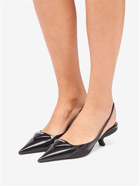 prada neon shoes|women's slingback Prada shoes.